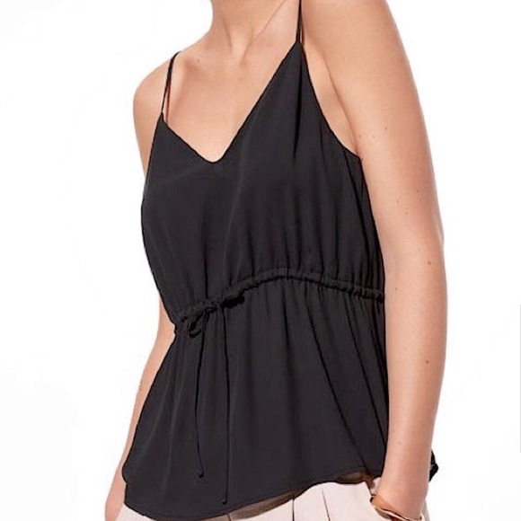 Aritzia Babaton Black V-neck Warren Cami - Picture 2 of 10